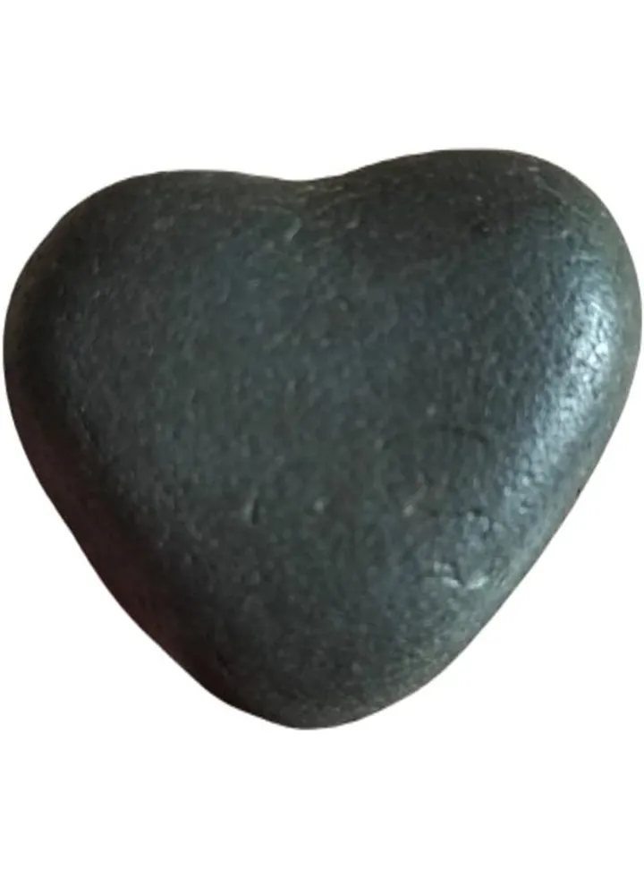 Natural Healing Black Lava Volcanic Stone - Rock Heart Shape