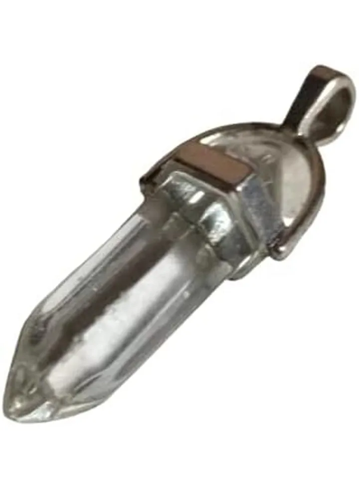 Natural Transparent Quartz Healing Crystal Chakra Pendant