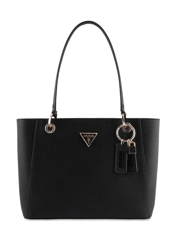 Guess women's shoulder shopper tote bag noelle 4g logo