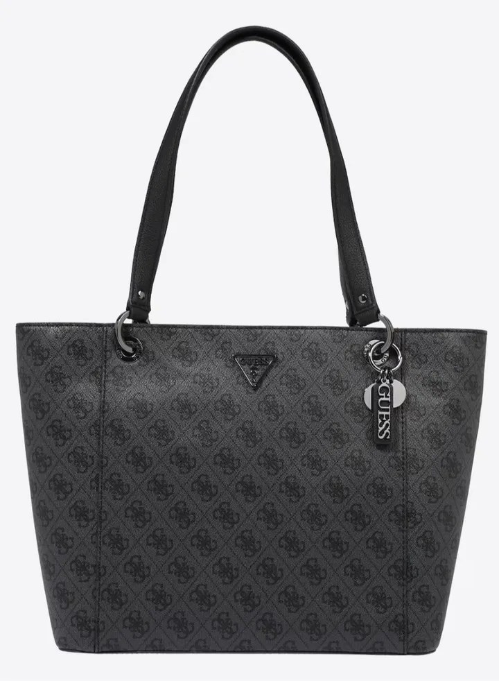 Guess women's shoulder shopper tote bag noelle 4g logo