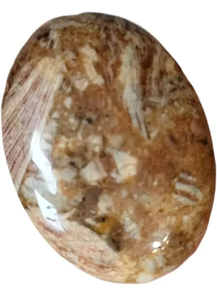 Natural Jasper Agate Double Face Gemstone Ring Or Pendant Jewelry Making