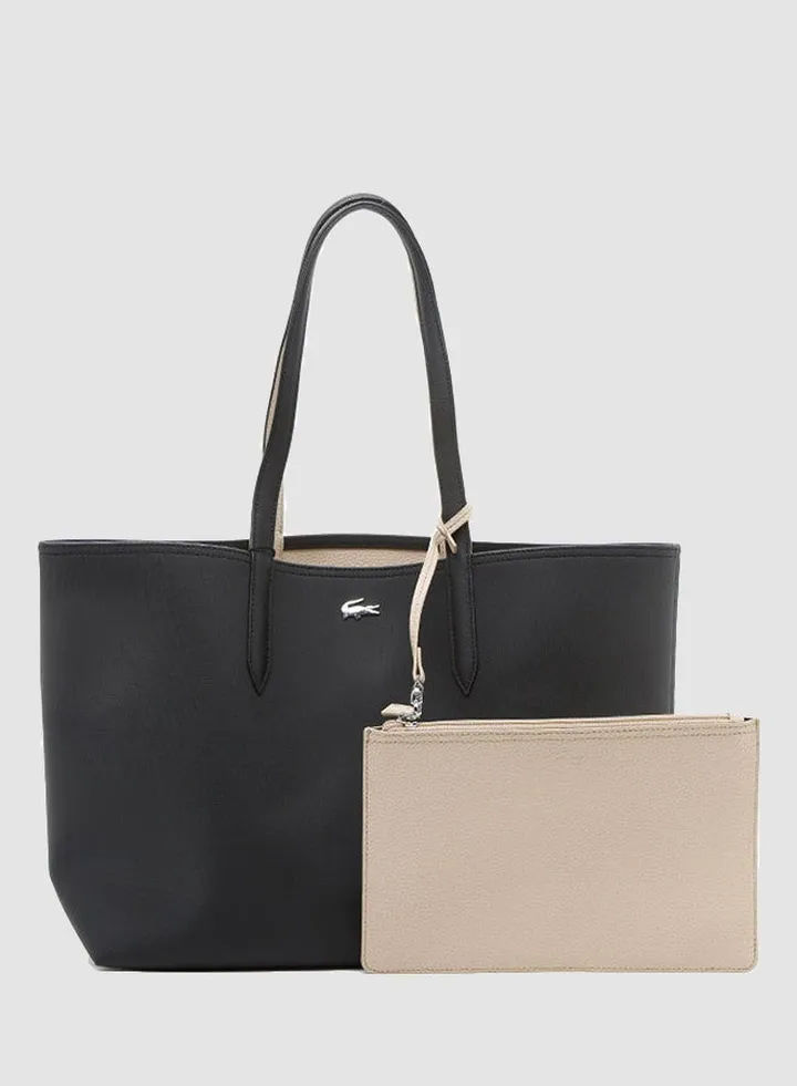 Anna Reversible Bicolour Tote Bag Black/Beige
