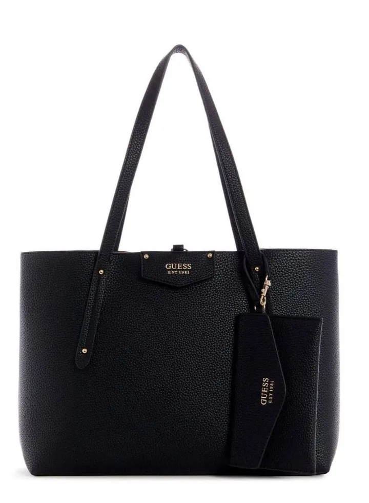 Guess Eco Brenton Tote Shoulder bag Black