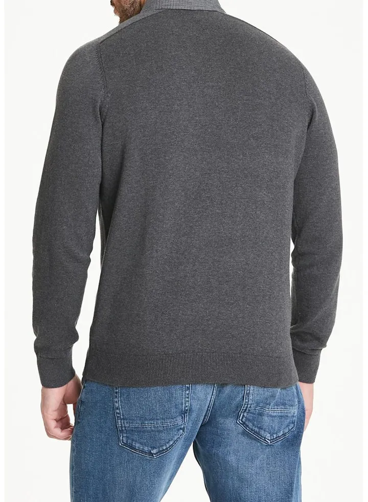 Lincoln Mock Polo Collar Jumper
