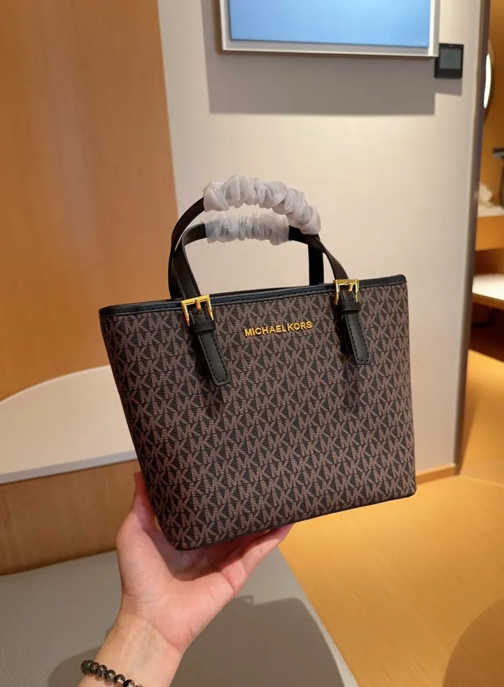 Michael Kors Women's Tote Bag - XS (Brown Black)