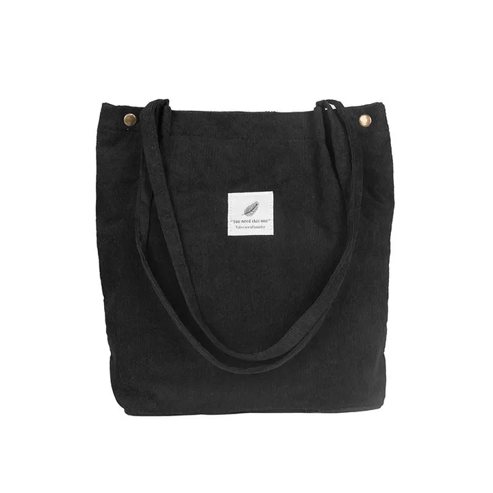 Stylish Canvas Bag Black