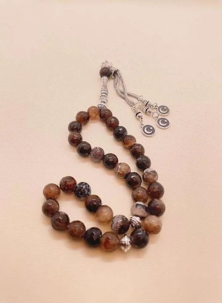 33 Natural Jade Prayer Beads/Tasbih/10mm