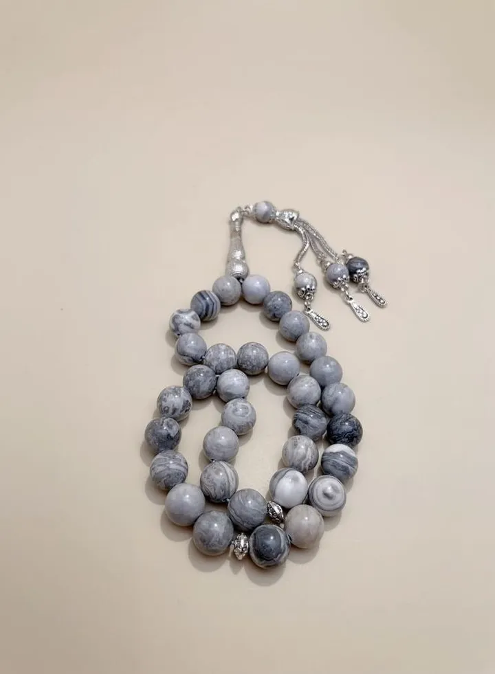 33 Natural Jade Prayer BeadsTasbih/10mm