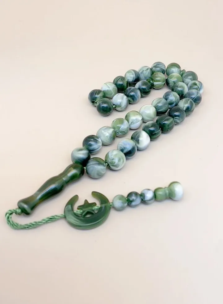 3 Pack/33 Acrylic Prayer Beads/Tasbih/12mm
