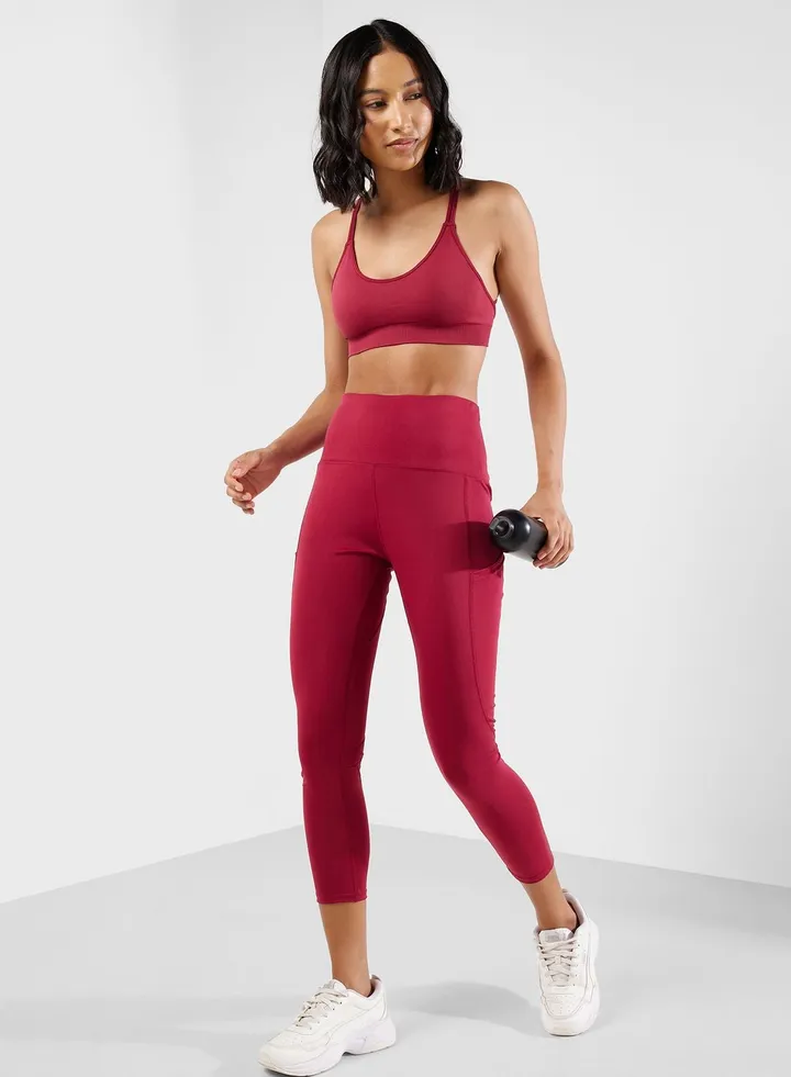 Side Pocket High Waist Leggings