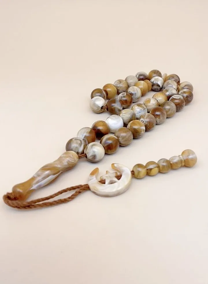3 Pack/33 Acrylic Prayer Beads/Tasbih/12mm