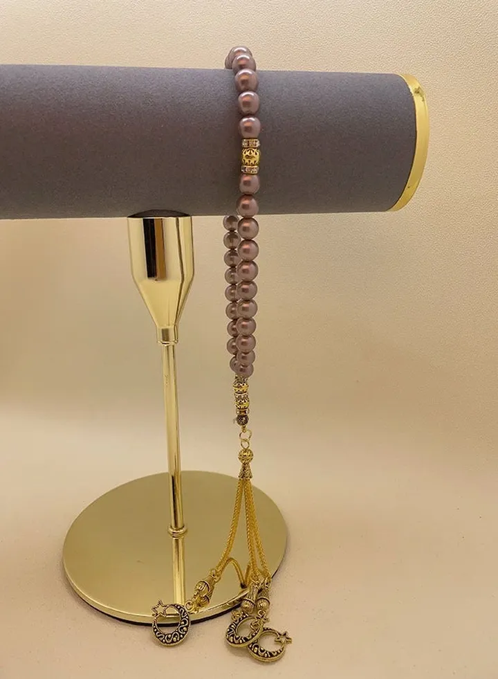 33 Natural Mother Of Pearl Prayer Beads/Tasbih/8cm