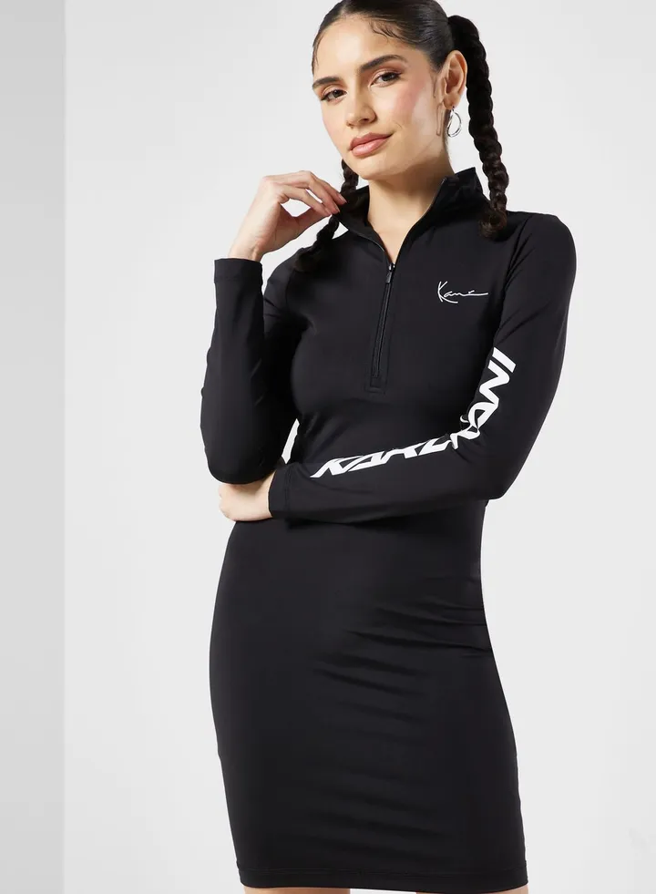 Chest Signature Zip Dress
