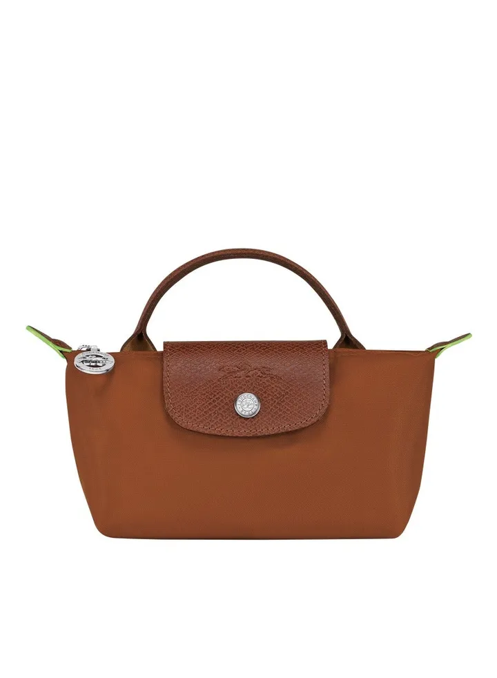 Longchamp Ladies Mini Makeup Bag, tote, Shoulder bag Cognac/light brown