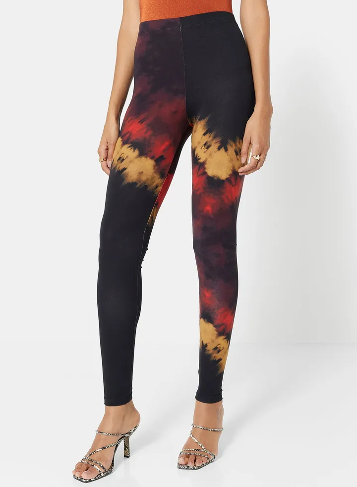 Tie Dye Leggings Zinfandel(19-