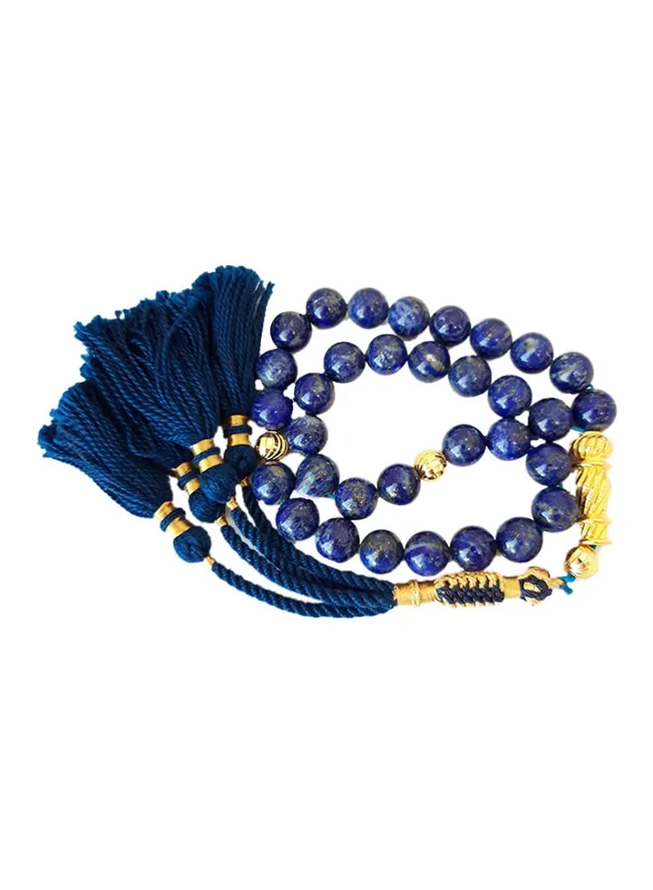 Natural Lapis Lazuli Prayer Beads