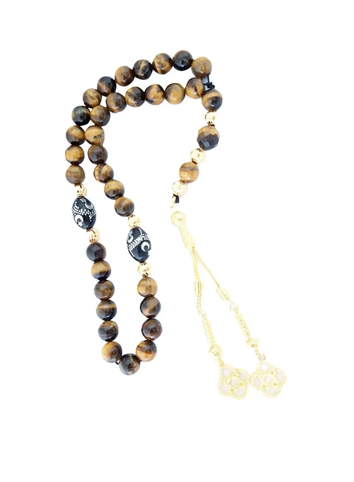 Natural Tiger Eye Prayer Beads