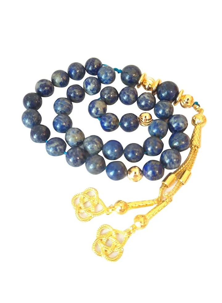 Natural Lapis Lazuli Prayer Beads
