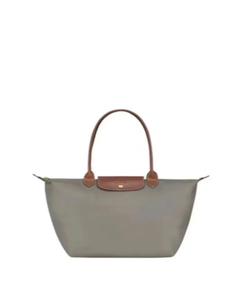 Longchamp Women's Large Tote Bag, Handbag, Shoulder Bag grey