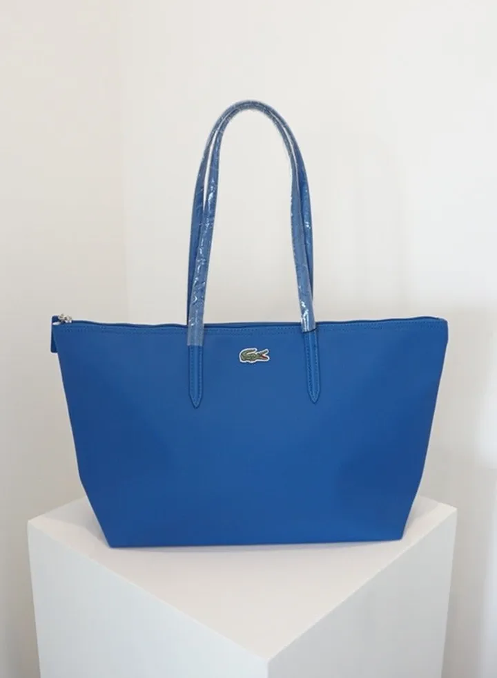 LACOSTE Travel Bag Tote Bag Large capacity commuter tote bag sober and stylish Travel Bag blue 45cm * 28cm * 10cm