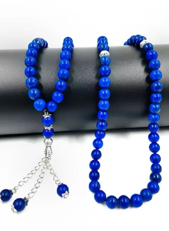 Natural Sapphire Stone 99 Beads Tasbih