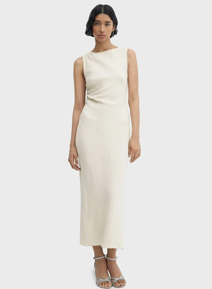Crew Neck Knitted Dress