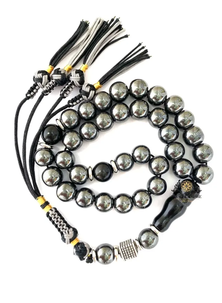 Men Tasbih 33 Prayer Beads Stress Pain Relief Magnetic Stones