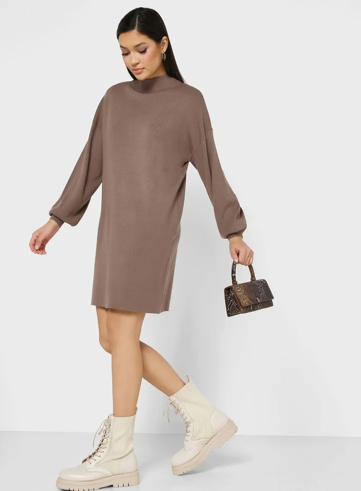 Puff Sleeve Dress