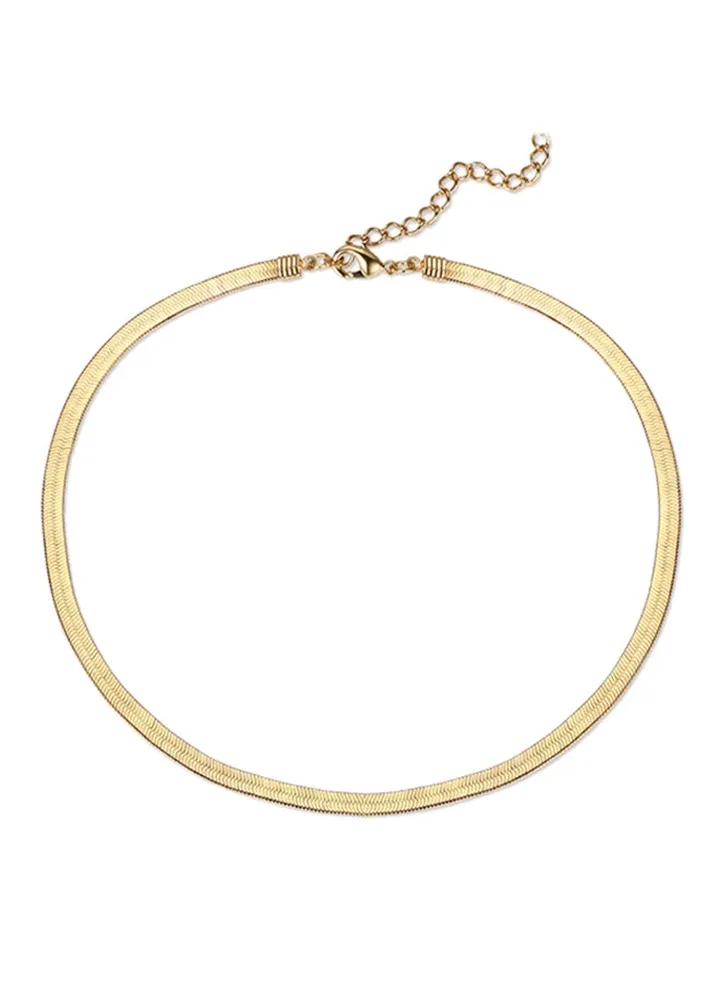 Snake Chain Choker Necklace