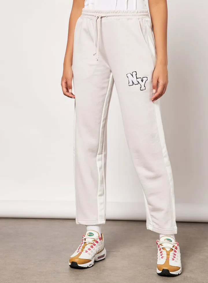 Wide Leg Joggers Purple