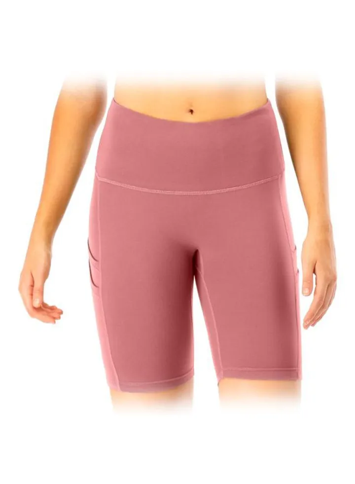 Solid Training Shorts Pink