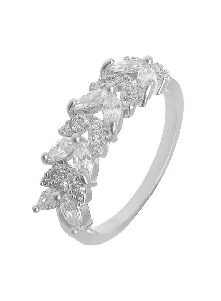 Silver Zircon Ring