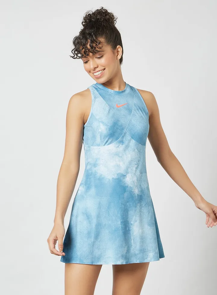 Count Dry Tennis Dress Lt Armory Blue/Bright Crimson
