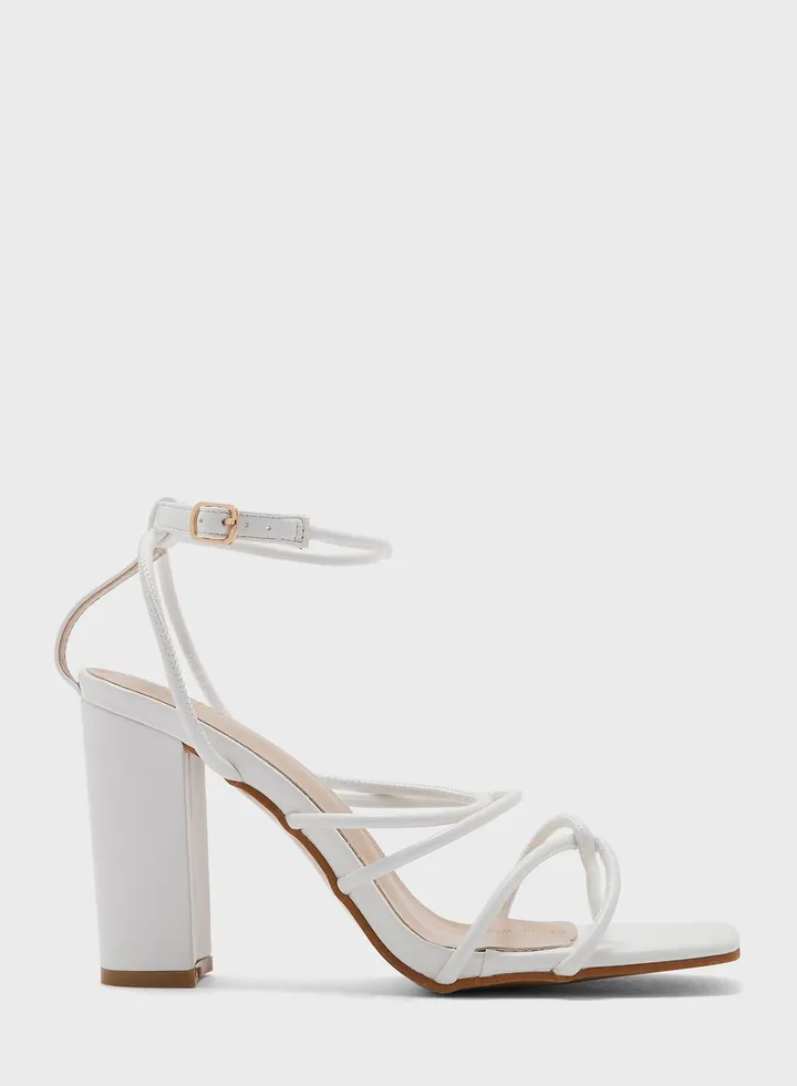 Multi Strap High Heel Sandal