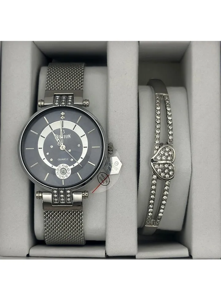 Sveston Womens Stainless Steel Set Watch SV 18405