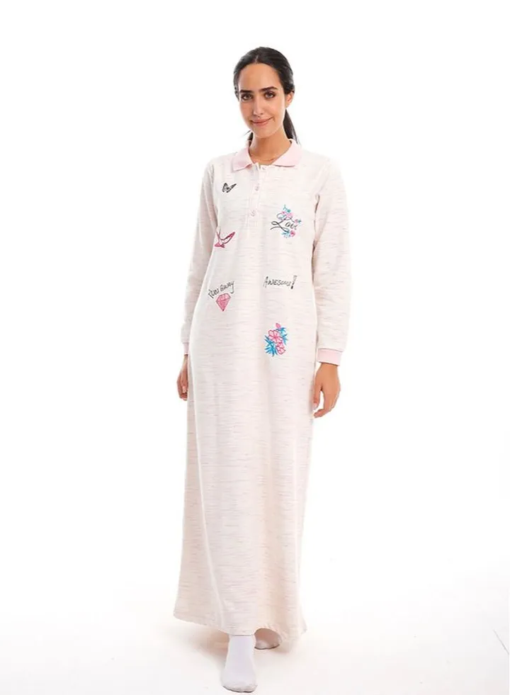 winter casual night gown