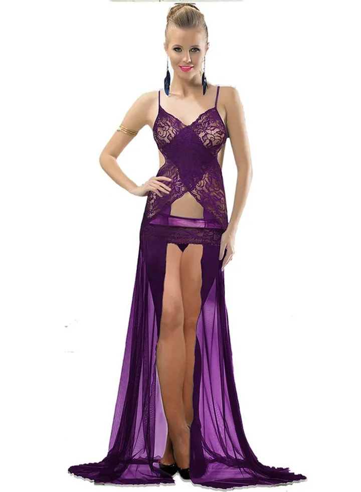 Long lingerie nightgown