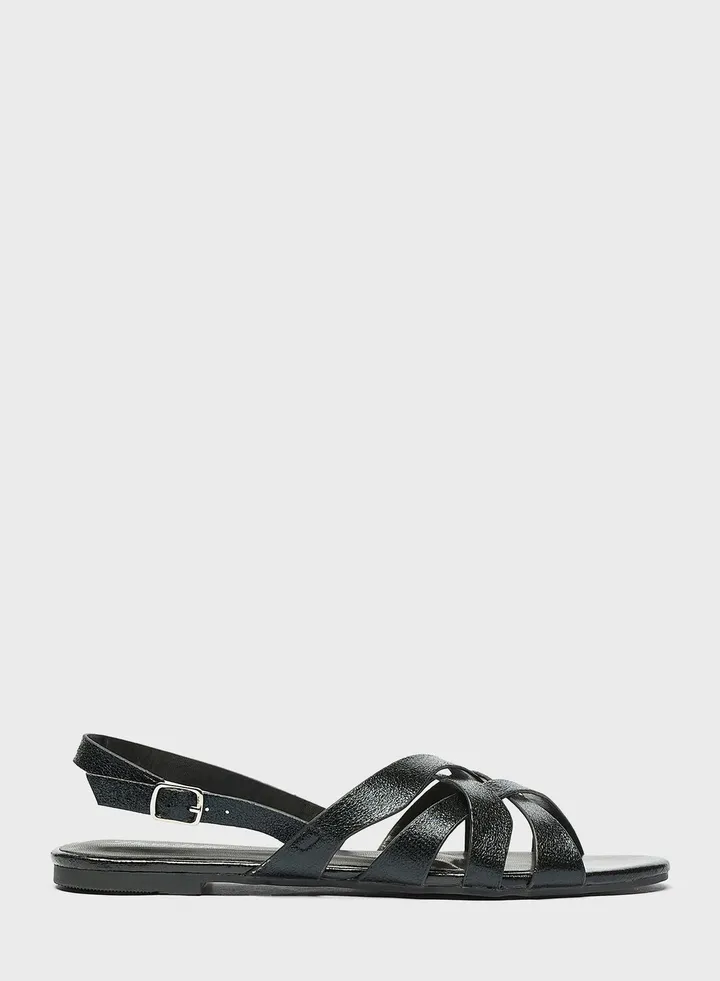 Ankle Strap Flat Sandals