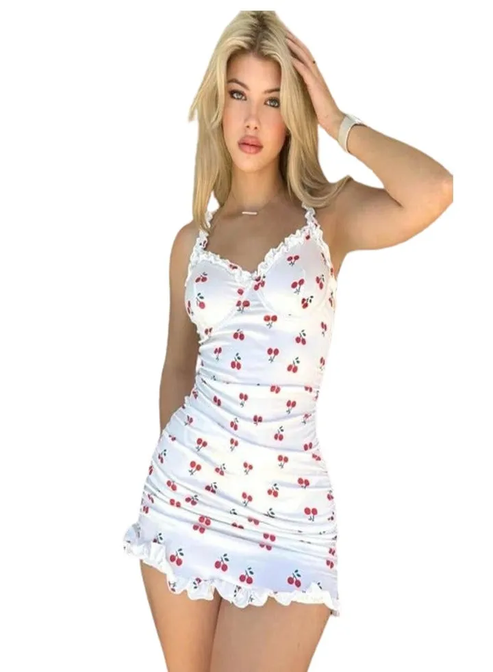 Women's cherry shape nightgown