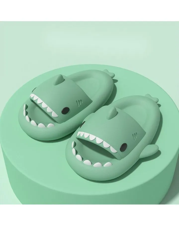 Shark Family Slippers Cartoon Slippers At Home