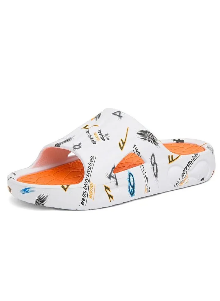 Men's Thick Soled Indoor And Outdoor Anti Skid Slippers