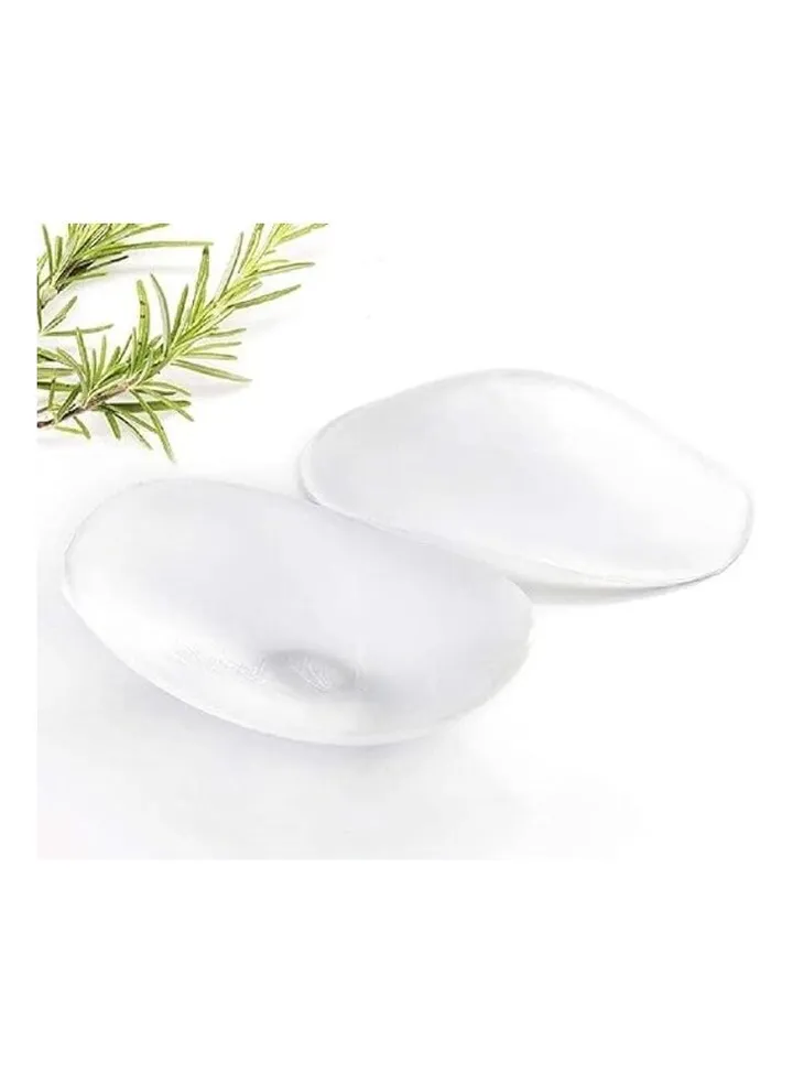 Silicone Anti-Slip Transparent Reusable Shoulder Push Up Pads