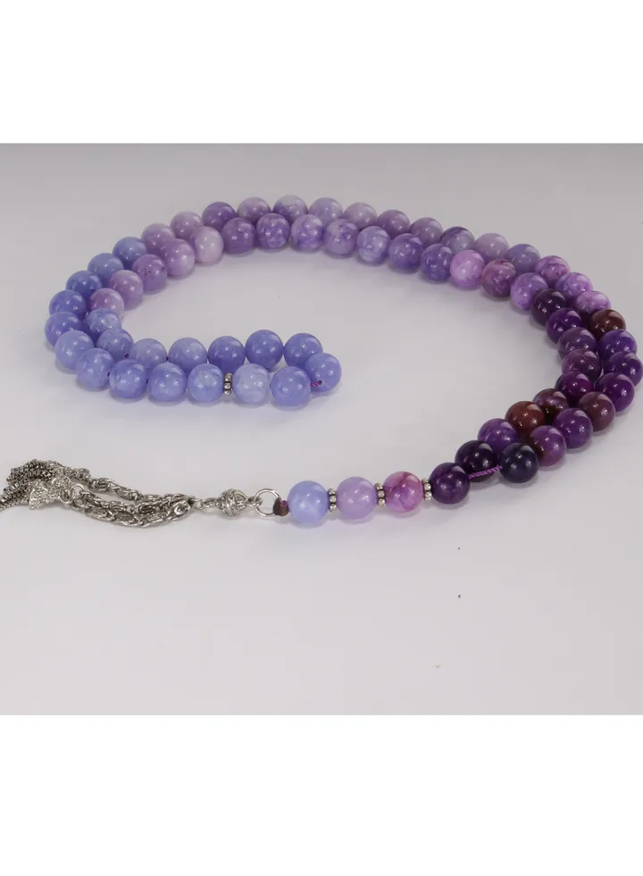 Violet Rosary 66 beads