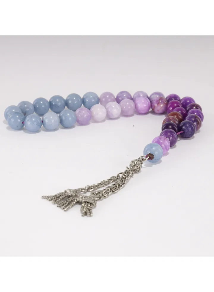 brayer beads Violet Rosary 33
