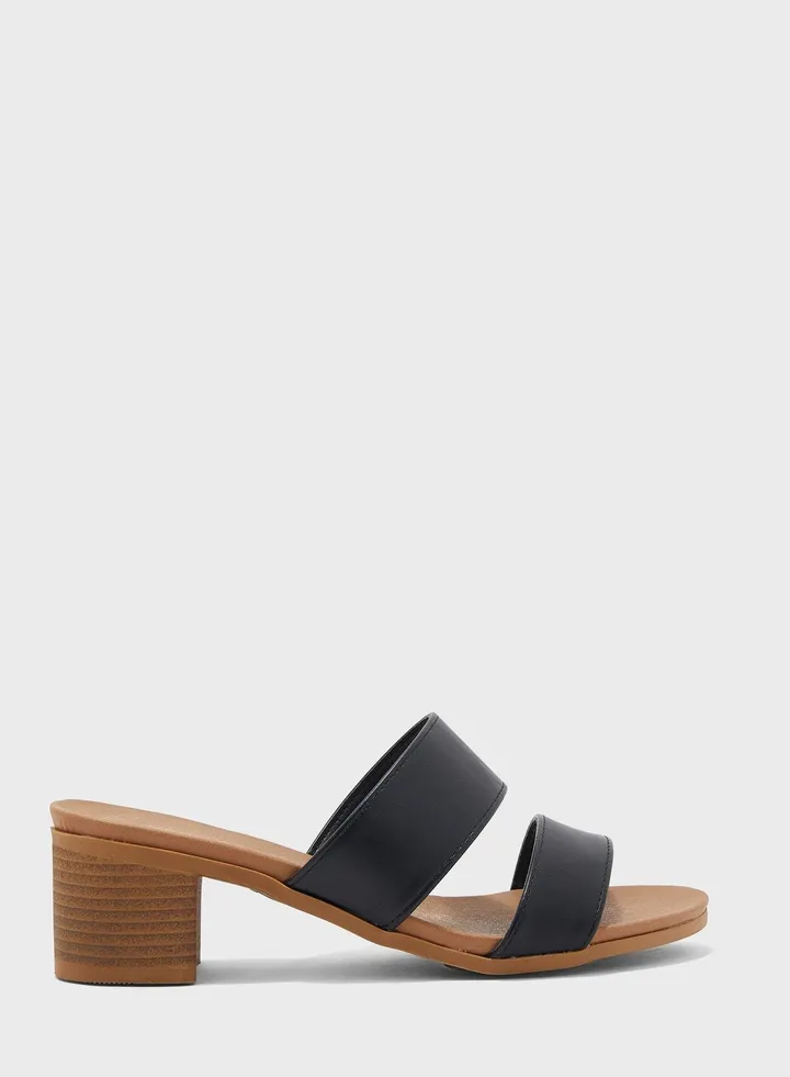 Paprika Low Heel Sandals