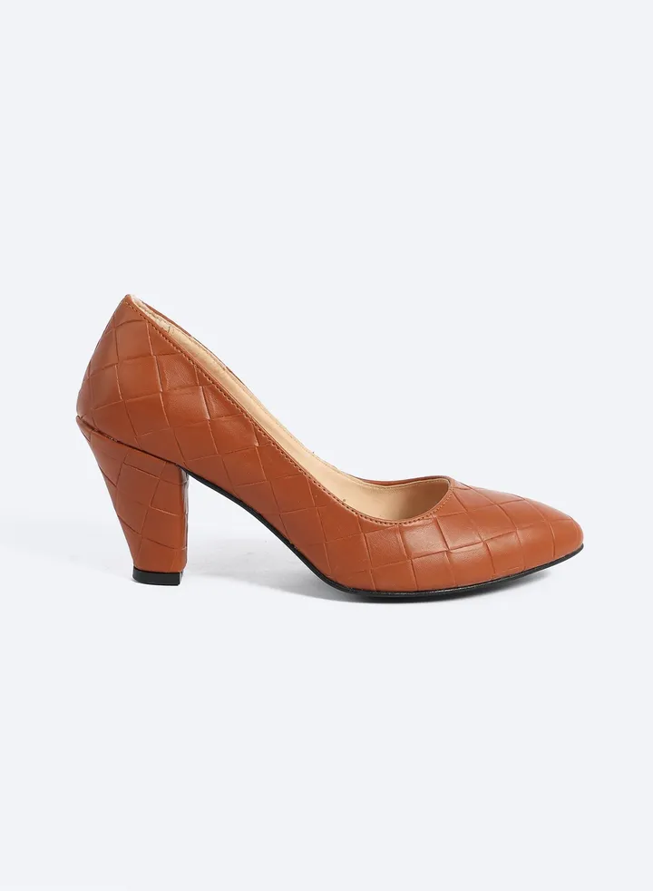 Shoes Heeld Quipmatt Texture Leather