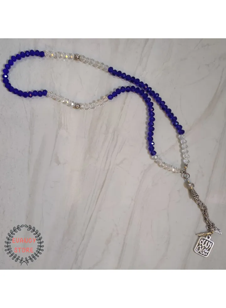EvancyStore Handmade Crystal Rosary blue