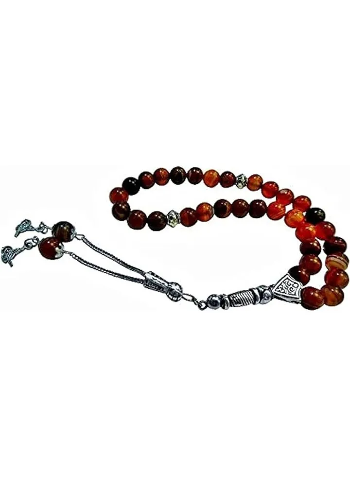 Agate Stone 33 Beads Rosary