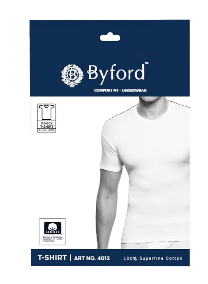 Mens Undershirt R-Neck Short Sleeve