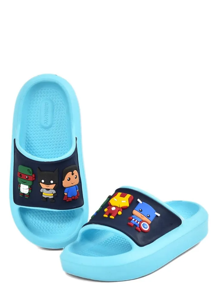 Spiro Kids Unisex Slippers 2024 skyblue&blue